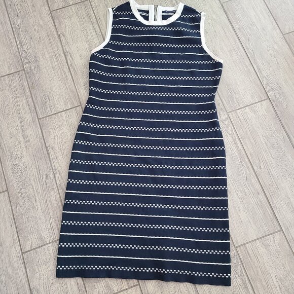 Tommy Hilfiger Dresses & Skirts - Tommy Hilfiger sleeveless knit dress navy white striped size womens large